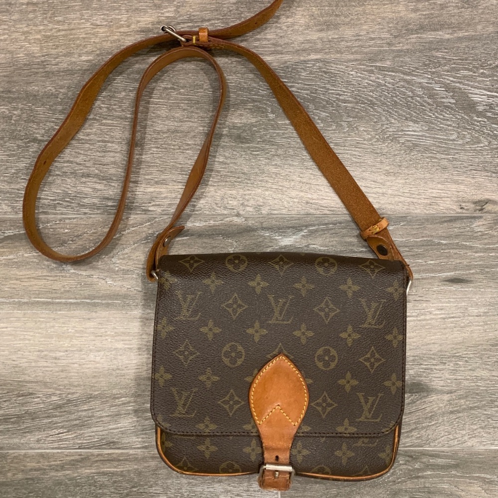 Louis Vuitton Cartouchiere Monogrammed crossbody